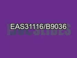 EAS31116/B9036