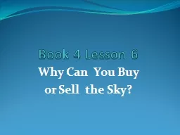 Book 4 Lesson 6