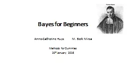 Bayes for Beginners