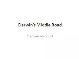 Darwin’s Middle Road