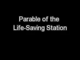 Parable of the Life-Saving Station