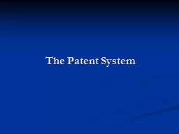 The Patent System