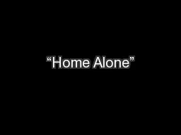 “Home Alone”