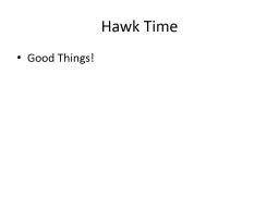 Hawk Time