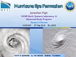 Hurricane Eye Formation