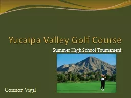 Yucaipa Valley Golf Course