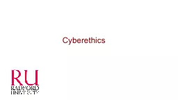 Cyberethics
