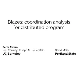Blazes: coordination analysis for distributed program