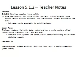 Lesson 5.1.2 – Teacher Notes