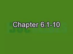 Chapter 6:1-10