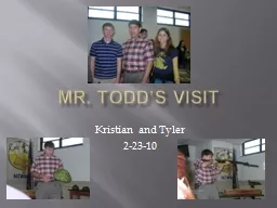 Mr. Todd’s Visit