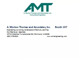 A. Morton Thomas and Associates, Inc.
