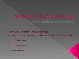 Grands crus de Bordeaux