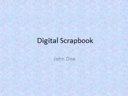 Digital Scrapbook