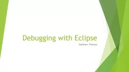 Debugging with Eclipse