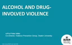 Alcohol and Drug-involved violence