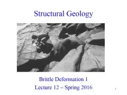 1 Structural Geology