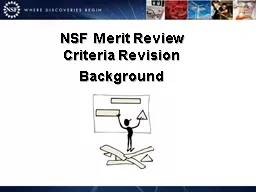 NSF Merit Review