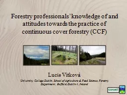 Forestry professionals’ knowledge of and attitudes toward
