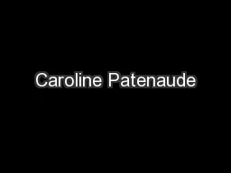 Caroline Patenaude