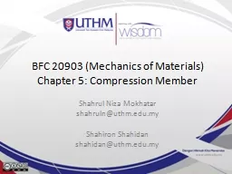 BFC 20903 (Mechanics of Materials)