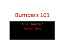 Bumpers 101