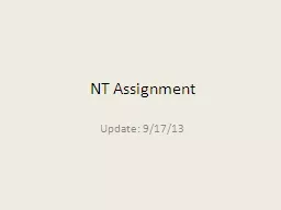 NT Assignment