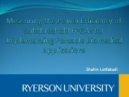 Measuring the Power Efficiency of Subthreshold FPGAs for