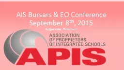 AIS Bursars & EO Conference