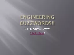 Engineering Buzzwords!!