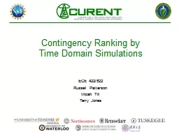 C ontingency Ranking by