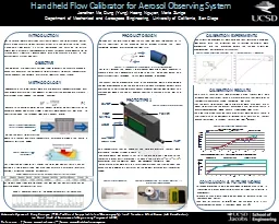 Handheld Flow Calibrator for Aerosol Observing System