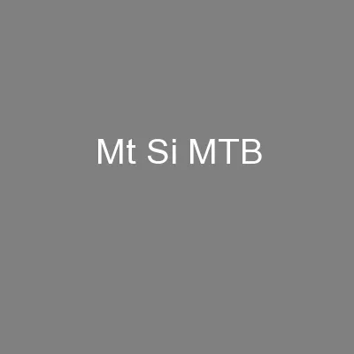Mt Si MTB