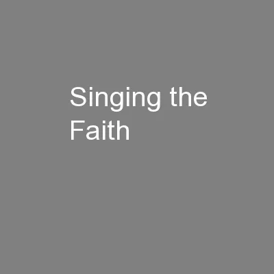 Singing the Faith