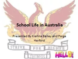 School Life in Australia