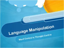 Language Manipulation