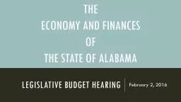 Legislative budget hearing