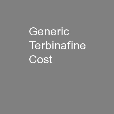 Generic Terbinafine Cost
