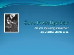 Cave Investigation
