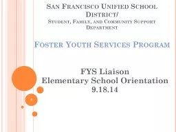 San Francisco Unified School District/