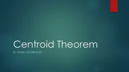 Centroid Theorem