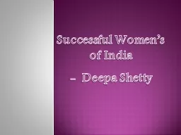 Successful Women’s of India