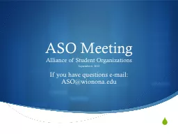 ASO Meeting