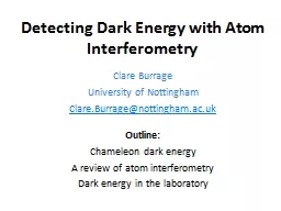 Detecting Dark Energy with Atom Interferometry