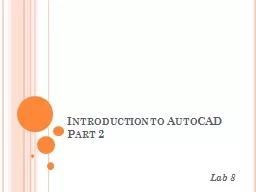 Introduction to AutoCAD Part 2