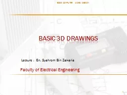Basic 3D Drawings