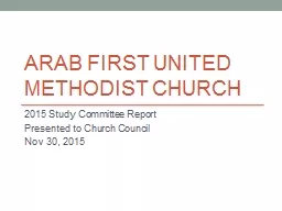 Arab First United Methodist Church