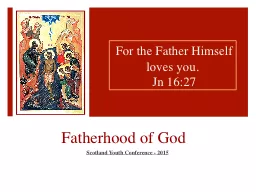 Fatherhood of God
