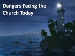 Dangers Facing the Church Today