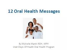 12 Oral Health Messages
